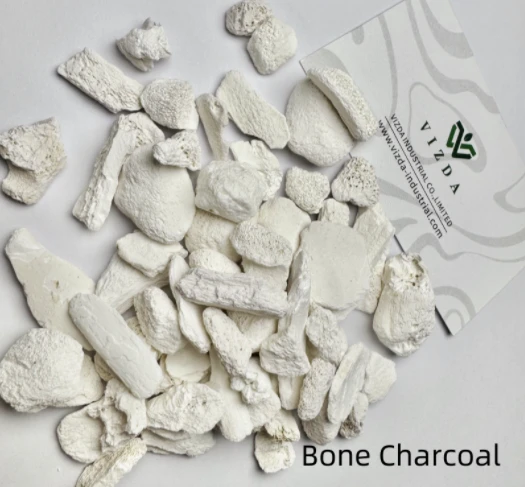Charbon de bois noir / os pour purification des métaux